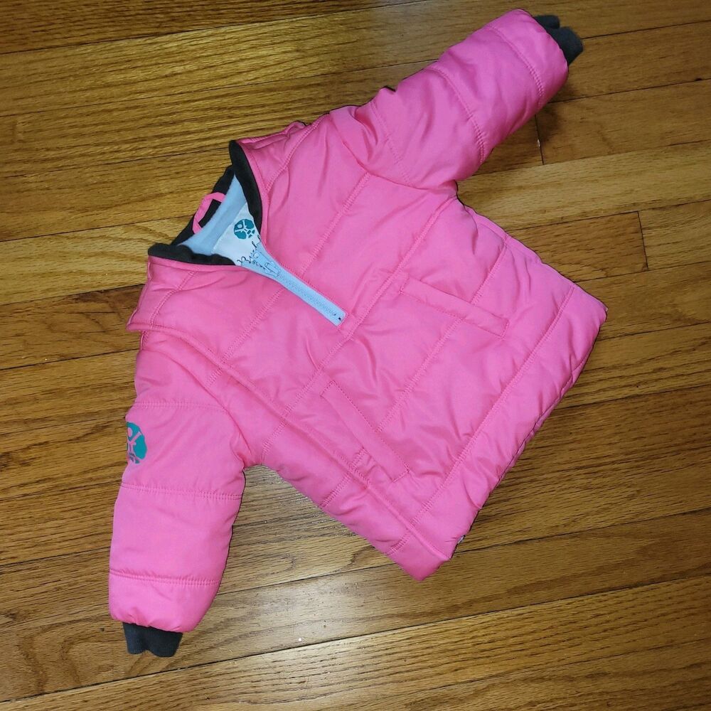 Buckle Me Baby Coat Hot Pink EUC Sz 6-9 months Car Seat Safety Jacket